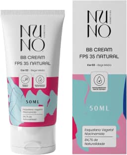 Nuno BB Cream FPS Natural Cor 02 Bege Médio 50 ml