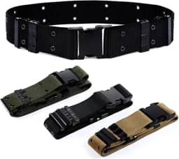 Cinto Tático Militar Airsoft C/ajuste Padrão Eb Guarnição Na