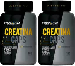 Kit 2x Creatina Pura Caps (180 Capsulas) - Probiótica