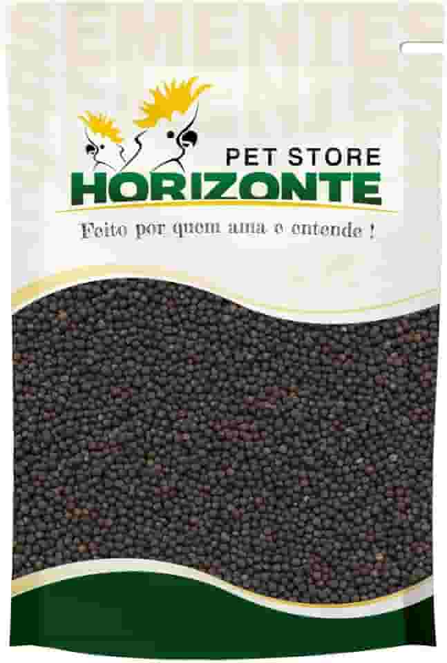 Colza Pacote de 5kg - Horizonte Pet Store - Semente 100% Pura e Limpa para Pássaros Canários Periquitos