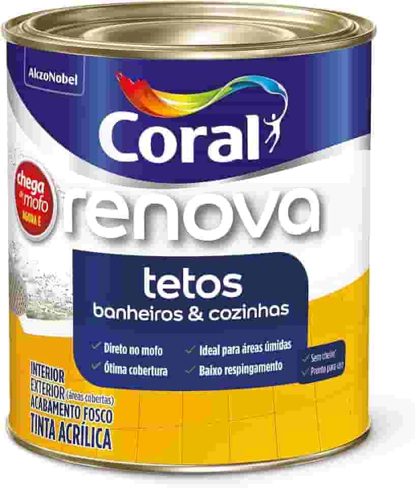Tinta Fosco Chega de Mofo Econômico 900ml Branco