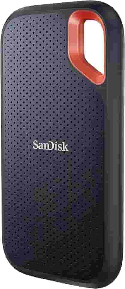 SSD Externo Portátil SanDisk Extreme, 1TB, USB 3.1 Type C USB 3.2 - Leitura 1050 Mbs - SDSSDE61-1T00-G25