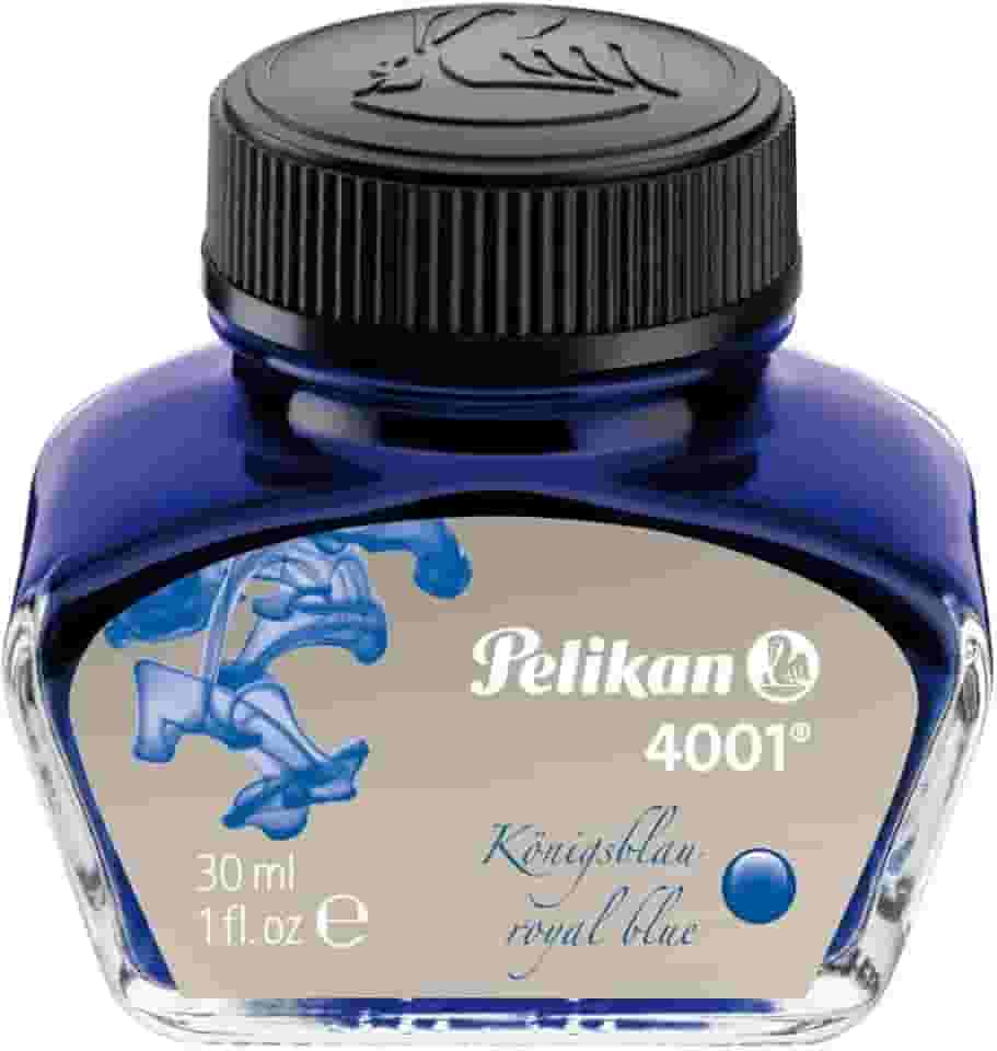 Pelikan Tinta Para Caneta Tinteiro 4001 Azul Royal 30Ml, Azul Royal