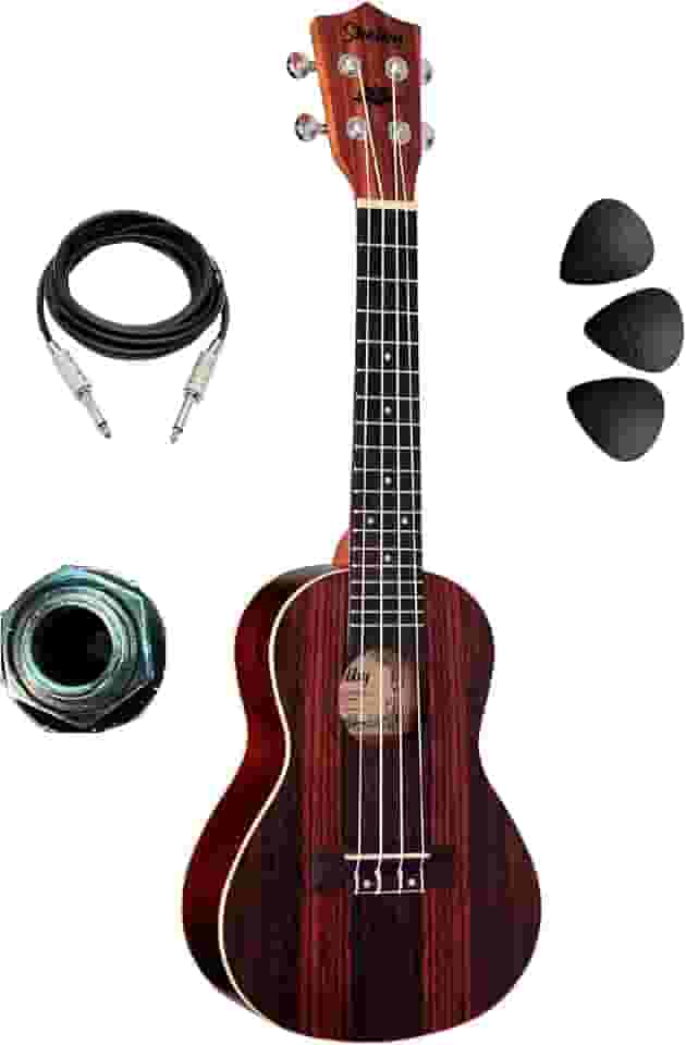 Ukulele Eletroacústico Shelby Concerto Tabaco Su23r