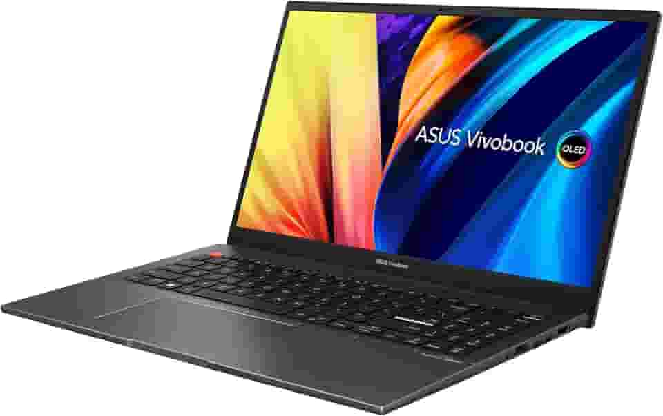 ASUS Notebook fino VivoBook S 15 OLED, tela OLED FHD de 15,6 polegadas, plataforma Intel Evo, CPU Intel Core i5-12500H, 8 GB RAM, SSD de 512 GB, Windows 11 Home, preto indie, K3502ZA-DS51