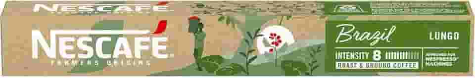 Café em Cápsula Compatível com Nespresso Nescafé Farmers Origins Brazil 10 Cápsulas