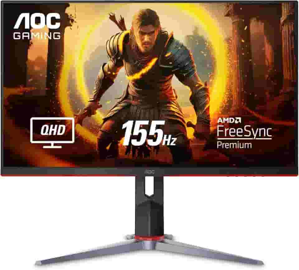 Monitor Gamer AOC HERO QUAD 27' 155Hz QHD 1440p 1ms AMD FreeSync Q27G2