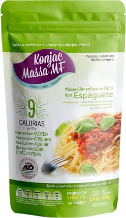 Konjac Massa MF Macarrão Espaguete Zero Carboidrato Konjac Massa Mf 270G