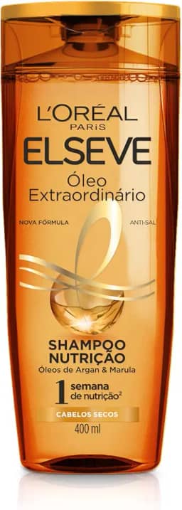 Shampoo L'Oréal Paris Elseve Óleo Extraodinário, 400ml