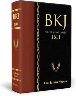 Bíblia King James 1611 de Estudo Holman - Duotone - 7° Edição