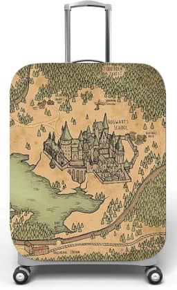 Capa para mala de viagem G, medidas max C48x A75 x P29cm Mapa 2 Mágico de Bruxo