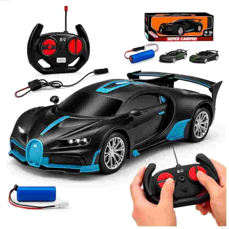 Carrinho de Controle Remoto Recarregável Brinquedo Drift Faróis em Led