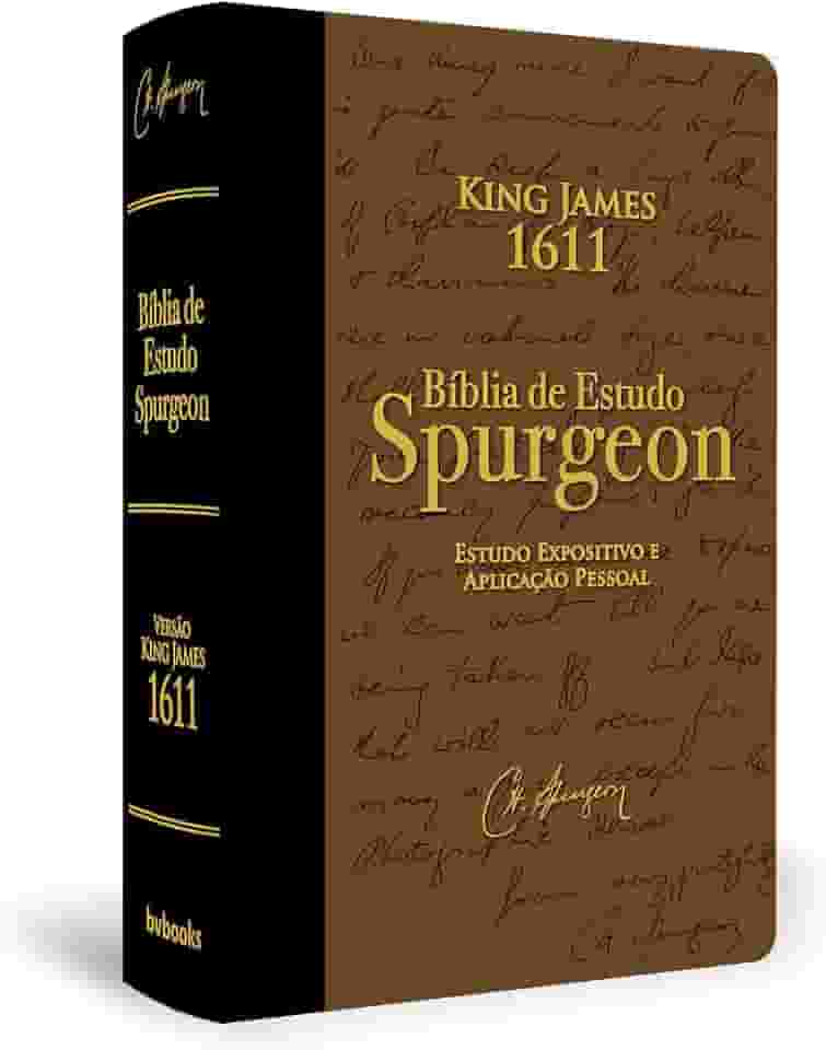 Bíblia de estudos e sermões de C.H. Spurgeon - Capa luxo