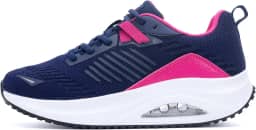 Tênis feminino de caminhada com suporte de arco ortopédico tênis moderno confortável para fascite plantar alívio da dor o dia todo em pé EUA 6-11