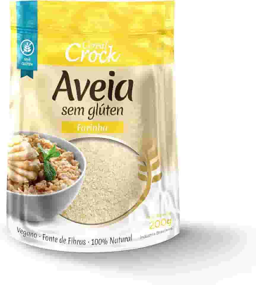 Farinha sem glúten de aveia Cereal Crock 200g