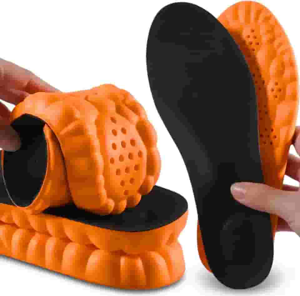 Palmilha Ortopédica 4D – Suporte do Arco e Calcanhar – Alívio da Dor Amortecimento com Alta Absorção de Impacto – Respirável e Antiodor – Unissex para Tênis, Botas e Sapatos (37_38)