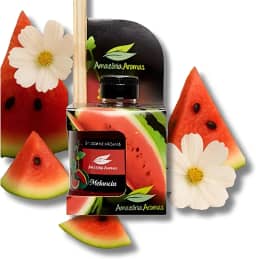 Difusor de Ambientes Melancia 270mL – 6 Varetas | Frescor Frutado, Alegria e Perfume Contínuo para Casa, Escritório e Lojas