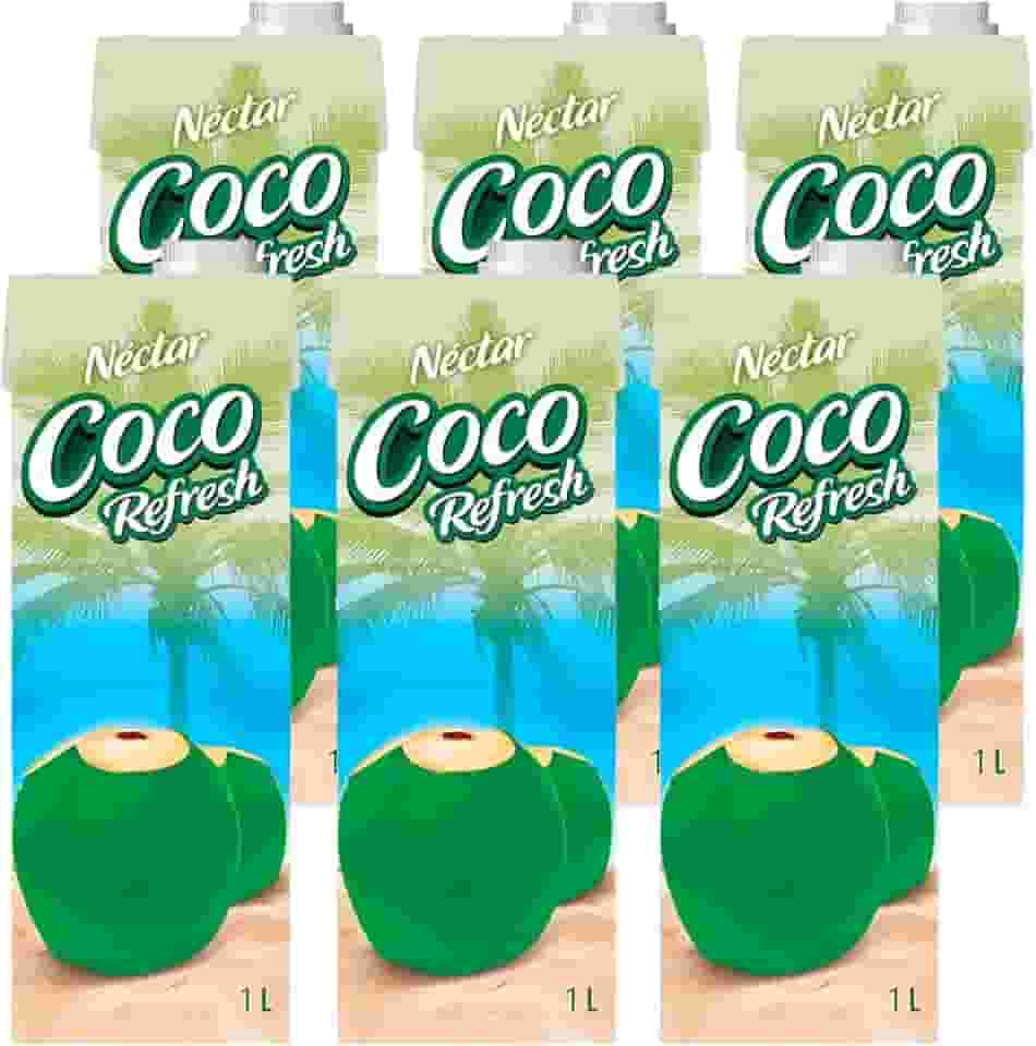 Água de Coco Néctar Coco Refresh 1l 6 Unidades