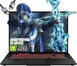 ASUS -TUF F16 Gaming-Laptop RTX 4050 - Intel Core 5 210H Beat AMD Ryzen 7 7435HS -40.6 cm FHD+ Display 144Hz- 32GB RAM -1TB PCIe SSD -RGB Backlit Keyboard -G-SYNC -Portatil Gamer PC -Windows 11 -Cabo