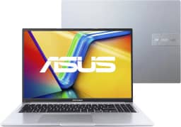 Notebook ASUS Vivobook 16, Intel Core i7 1355U, 8 GB, 512 GB SSD Win 11 Home, Cool Silver, 16' Nível IPS - X1605VA-MB741W
