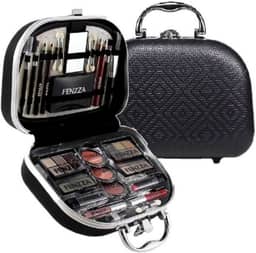 Maleta Com Kit De Maquiagem, Fenzza, Preto