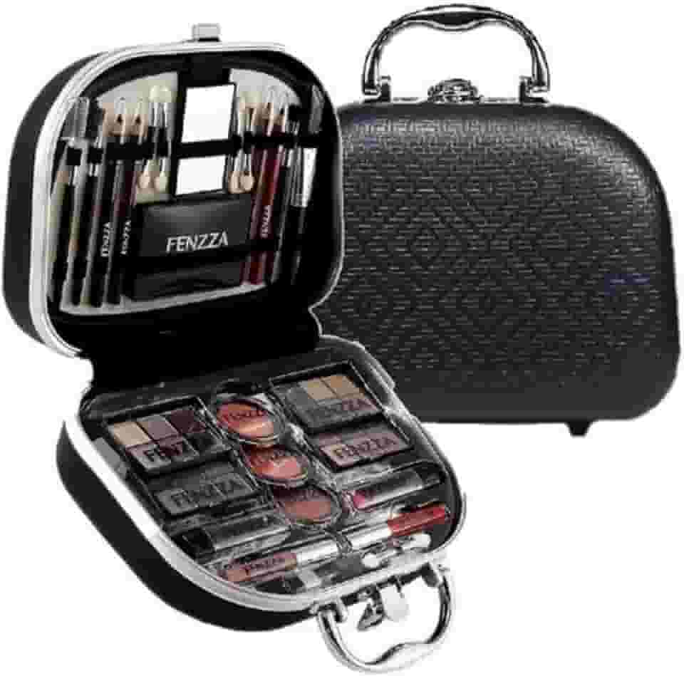 Maleta Com Kit De Maquiagem, Fenzza, Preto