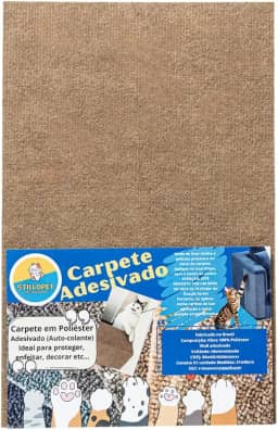 Arranhador Adesivo para Gatos - Protetor para Sofá, Cama e Móveis - Carpete Premium - Evite Arranhões e Mantenha Seu Pet Feliz (Bege, 1 Unidade)