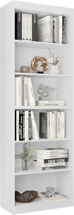 Organizador Livreiro Para Sala Escritório Gold (Branco)