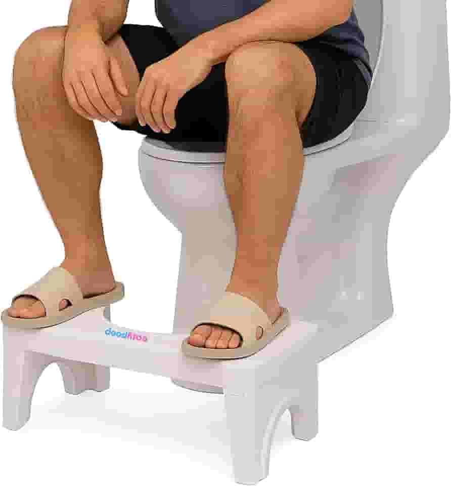 Banquinho de Cócoras Dobrável Vaso Sanitário EASYPOOP Apoio de Pés Para Evacuar Pés Antiderrapantes