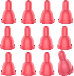 12 mamilos de leite de ovelha, cabra, cordeiro, chupeta de borracha macia para ração de animais pequenos, cordeiro órfão