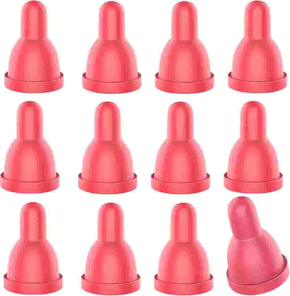 12 mamilos de leite de ovelha, cabra, cordeiro, chupeta de borracha macia para ração de animais pequenos, cordeiro órfão