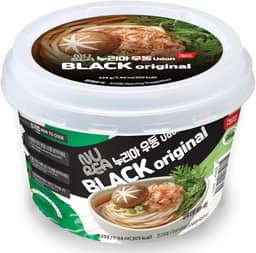 Macarrão Instantâneo Nurea Black Original Udon Coreano em Bowl, 225g, 305 Kcal