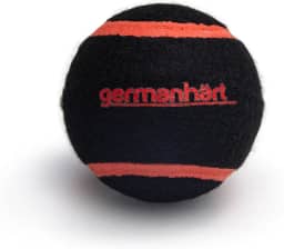 Germanhart Bolinha de Tênis para Cães com Apito, Grande (7 cm), Preta
