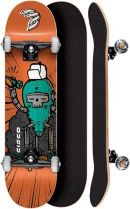 Skate Montado Profissional Cisco Robot 7.75' - Abec 7