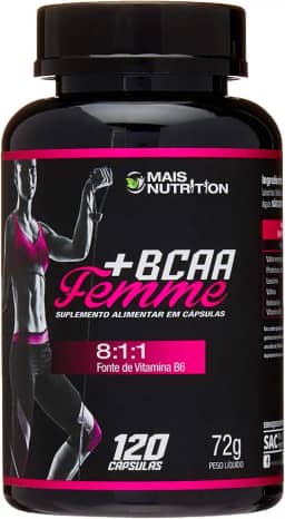 BCAA Femme 8:1:1 60 capsulas Mais Nutrition Aminoacido