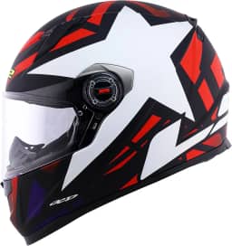 Capacete Ls2 FF358 Tribal Orange Laranja azul