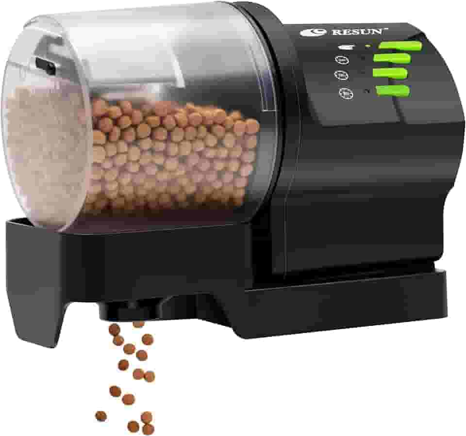 Ycozy Alimentador Automático De Peixes Para Aquário Distribuidor Automático De Alimentos Com Temporizador Para Tanques Pequenos, Aquários - Alimentadores Alimentados Por Bateria/Plug-In Para Peixes Do