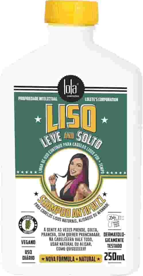 Liso Leve e Solto Shampoo 250ml , Lola Cosmetics