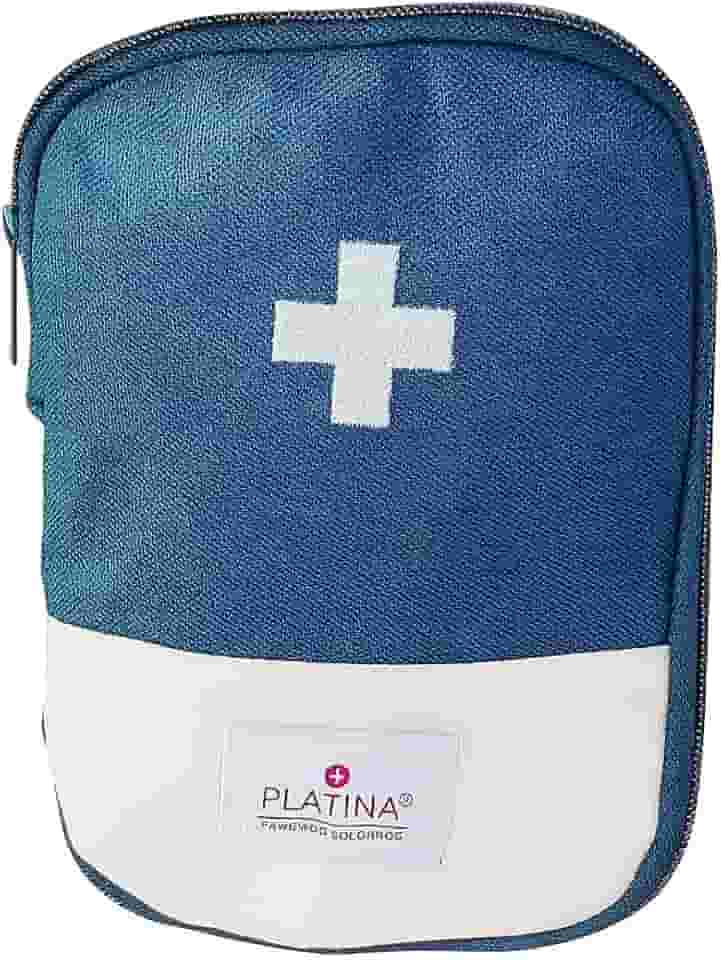 Bolsa Necessaire Kit Primeiros Socorros Emergência Organizador de Medicamentos Portátil Para Viagem Compacto P