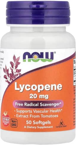 Licopeno 20mg 50 Softgel - Now foods