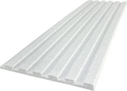 kit placas de isopor lambril painel ripado 30x100x2cm revestimento decorativo para paredes e tetos pintura personalizada (8 Placas)