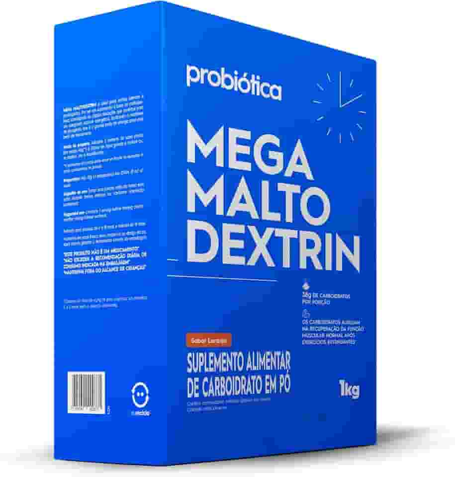 Mega Maltodextrin, Probiótica, Laranja, 1 kg