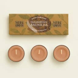 Vela Aromática Perfumada Emb. 3 Unids - Baunilha