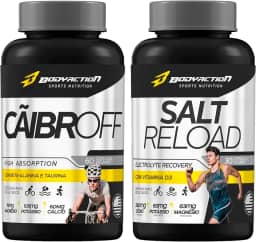 Cãibroff Anti Cãibras + Salt Reload Cápsulas Sal Bodyaction