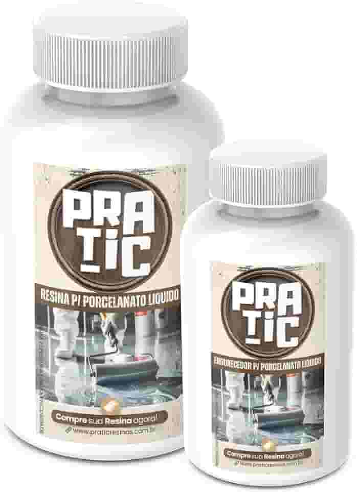Resina Epoxi Porcelanato Liquido Transparente Pratic 1 Kg