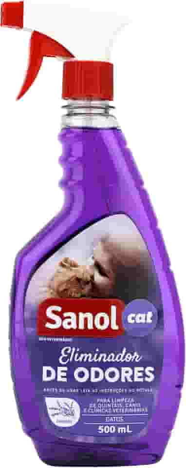 Sanol Dog Eliminador De Odores Para Gatos Cat - Gatilho 500 Ml Roxo