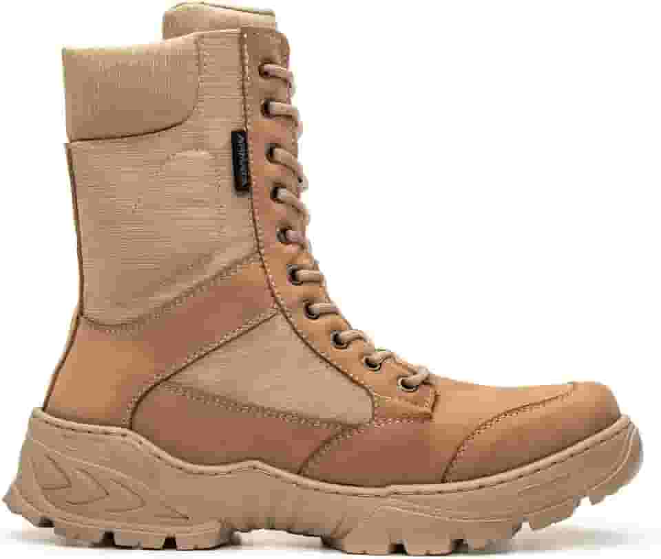 Bota Coturno Militar Padrão Exército Coyote Nobuck EB
