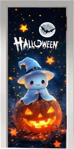 Capa Decorativa De Porta Halloween Veste Fácil C/elástico (Color 08)