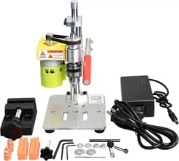 Mini Furadeira Elétrica, Manual De Bancada Precisão, Bidirecional, 7 Velocidades, Com Mandril B10 E Morsa, Ferramenta Portátil Para Artesãos Faça Você Mesmo