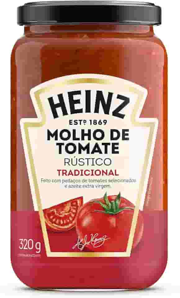 Heinz Molho de Tomate Rústico Tradicional em vidro, 320G